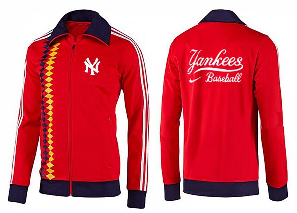 MLB New York Yankees Red Black Jacket 2