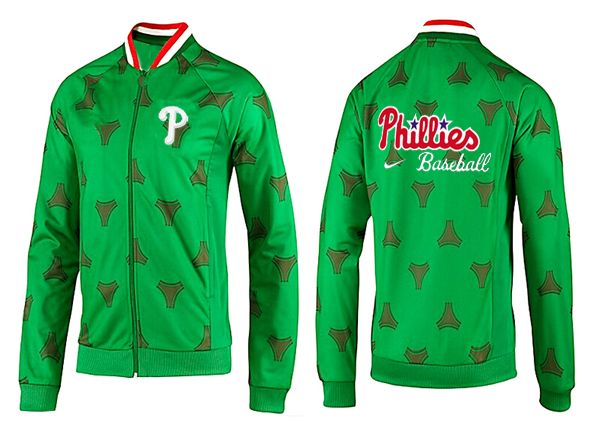 MLB Philadelphia Phillies Green Color Jacket