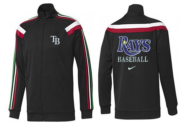 MLB Tampa Bay Rays All Black  Jacket