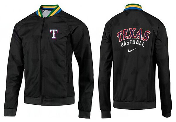 MLB Texas Rangers Black Color Jacket 1