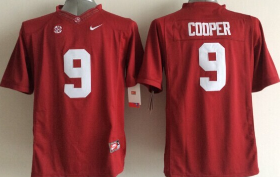 NCAA Alabama Crimson Tide #9 Cooper Red Youth Jersey