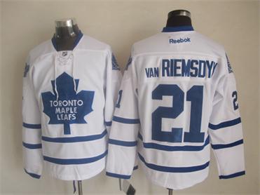 NHL Toronto Maple Leafs #21 Van Riemsdyk White 2015 Jersey