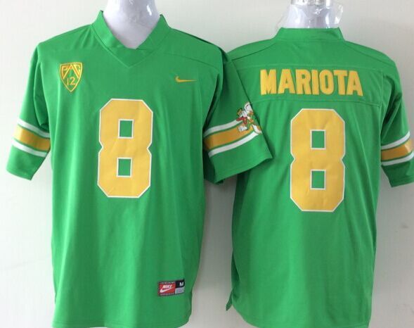 NCAA Oregon Ducks #8 Mariota L.Green Color Youth Jersey