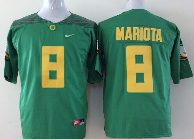 NCAA Oregon Ducks #8 Mariota Green Color Youth Jersey