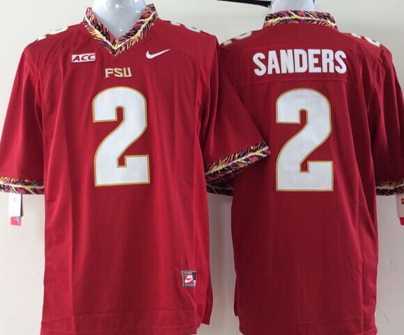 NCAA Florida State Seminoles #2 Sanders Red Youth Jersey