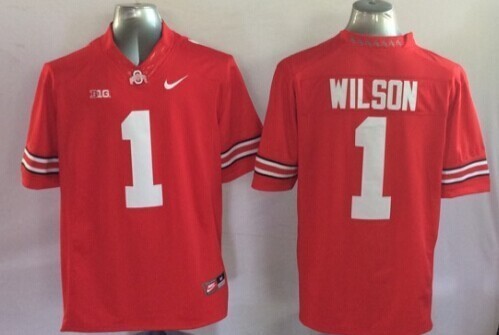 NCAA Ohio State Buckeyes #1 Wilson Red Youth Jersey