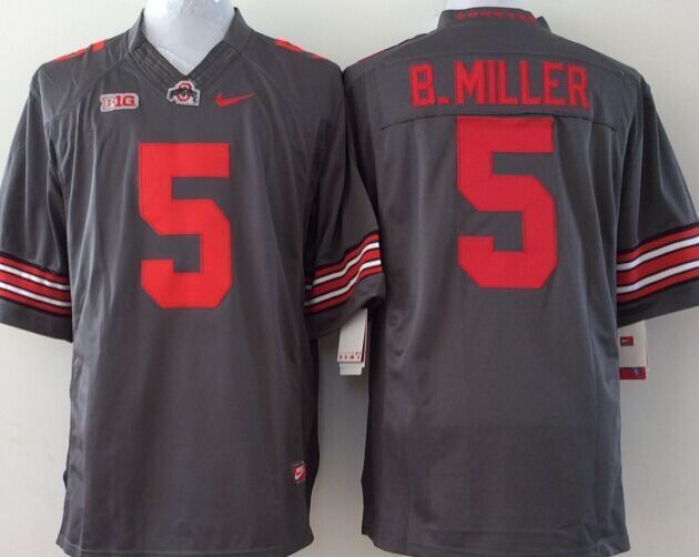 NCAA Ohio State Buckeyes #5 B.Miller D.Grey Youth Jersey
