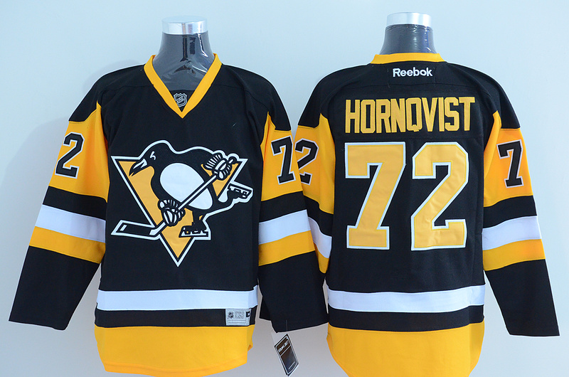 NHL Pittsburgh Penguins #72 Hornqvist Black Jersey