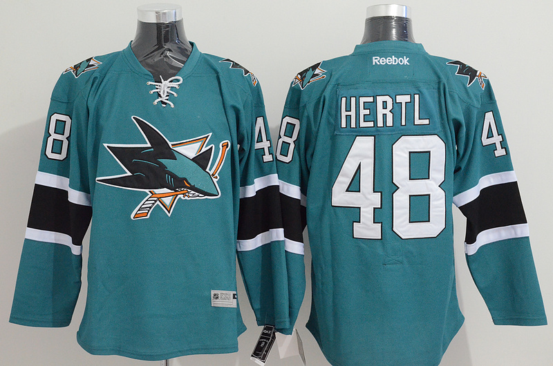 NHL San Jose sharks #48 Hertl Green Jersey