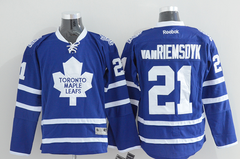 NHL Toronto Maple leafs #21 Van Riemsdyk Blue 2015 Jersey