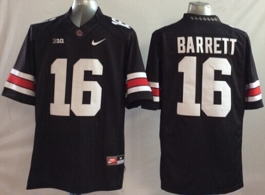 NCAA Ohio State Buckeyes #16 Barrett Black Youth Jersey