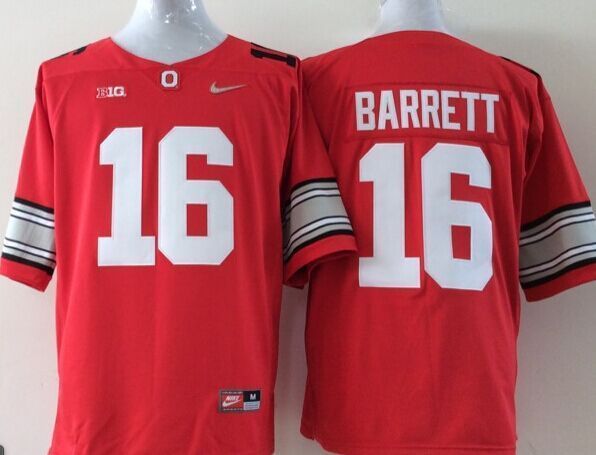 NCAA Ohio State Buckeyes #16 Barrett Red Youth Jersey
