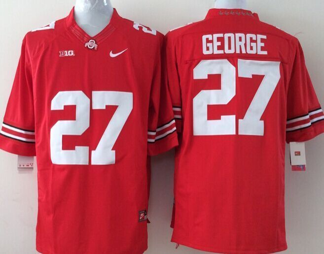 NCAA Ohio State Buckeyes #27 George Red Youth Jersey
