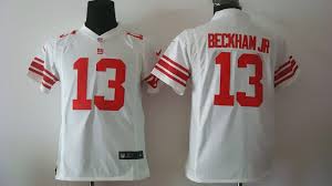 Youth New York Giants #13 Odell Beckham Jr Royal White Team Color NFL Elite Jersey 