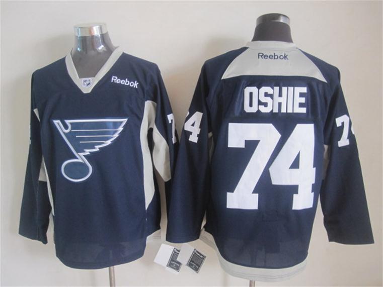 NHL St.Louis Blues #74 Oshie Black Jersey
