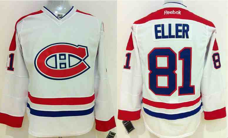 NHL Montreal Canadiens #81 Eller White Jersey