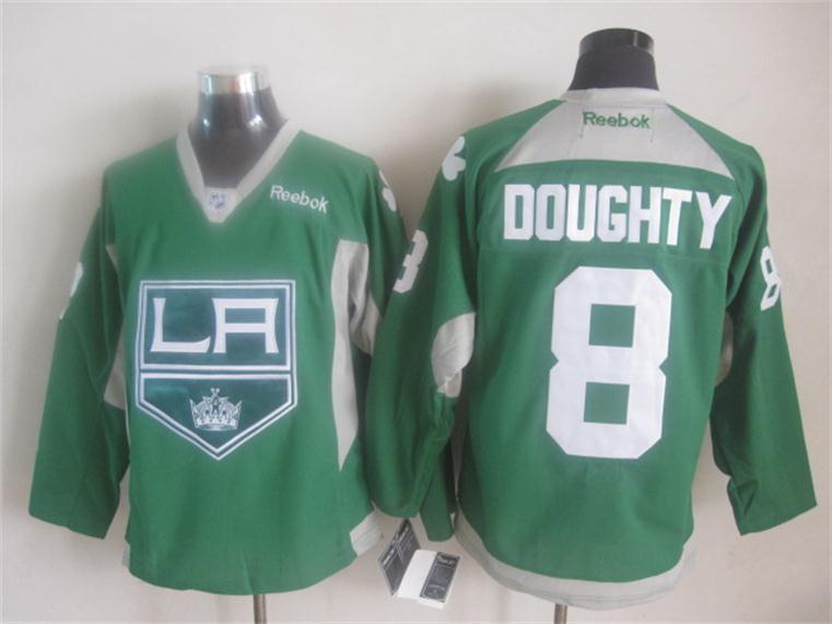 NHL Los Angeles Kings #8 Doughty Green Jersey with A Patch