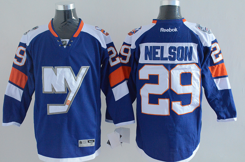 NHL New York Islanders #29 Nelson Blue Jersey