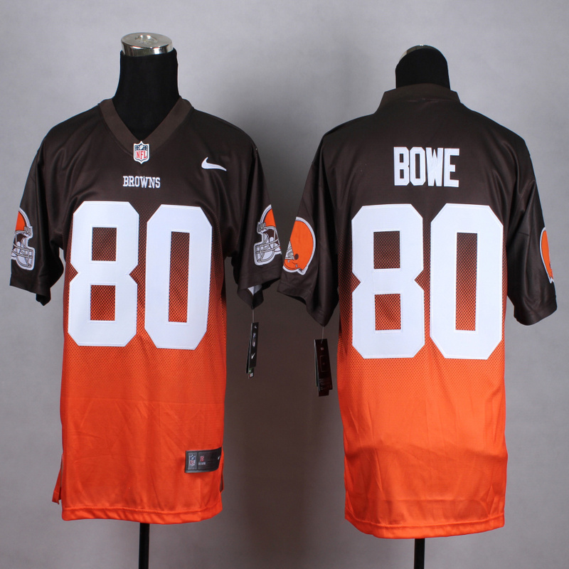 Nike Cleveland Browns #80 Bowe Draft Fashion Elite Jersey