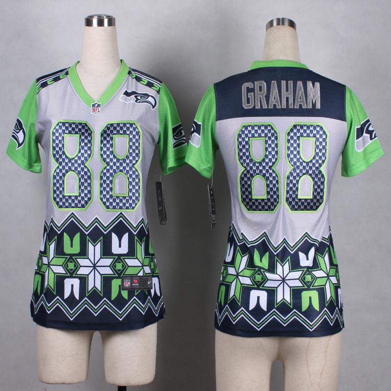 Nike Seattle Seahawks #88 Graham New Style Noble Fashion Women jersey