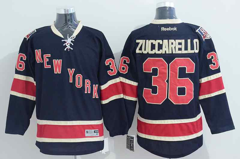 NHL New York Rangers #36 Zuccarello D.Blue Jersey