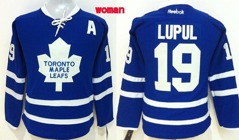 NHL Toronto Maple Leafs #3 Lupul Blue Women Jersey with A Patch