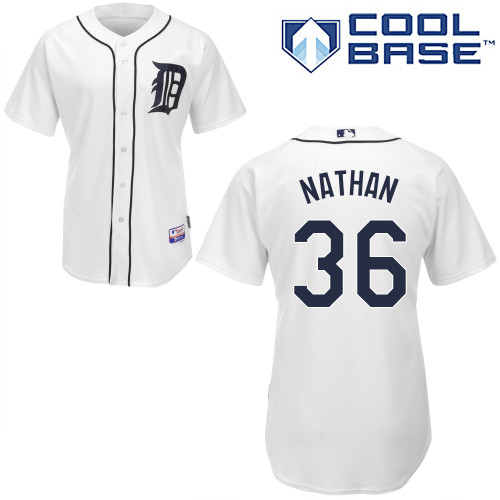 MLB Detroit Tigers #36 Nathan White Jersey