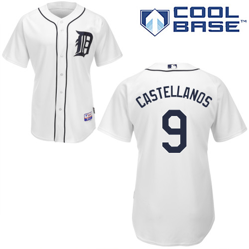 MLB Detroit Tigers #9 Castellanos White Jersey