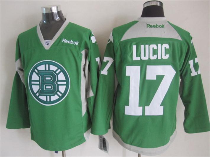 NHL Boston Bruins #17 Lucic Green New Jersey