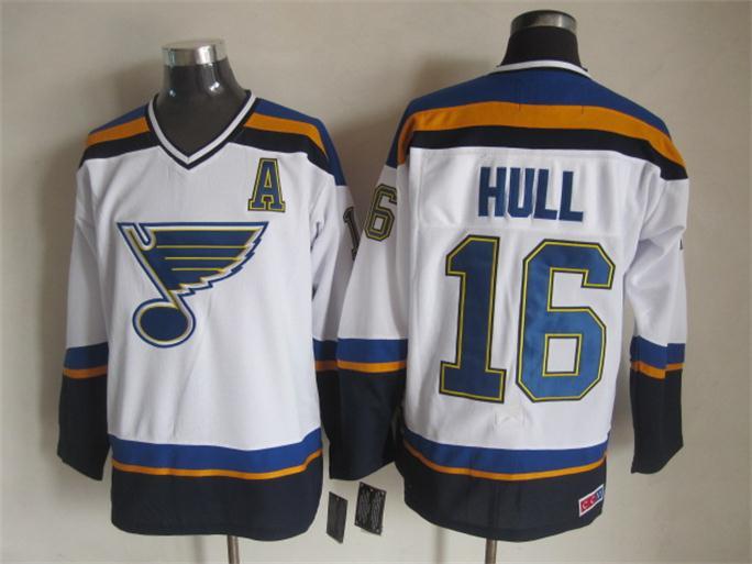 NHL St. Louis Blues #16 Hull Jersey with A Patch