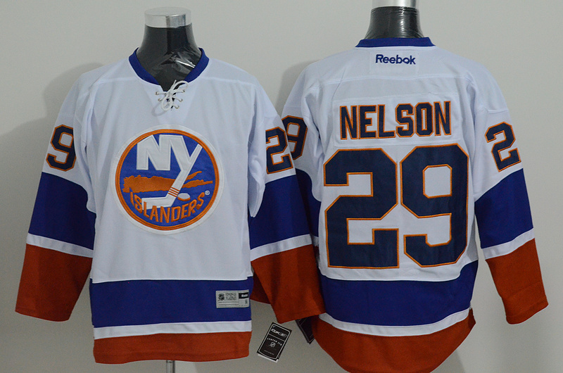 NHL New York Islanders #29 Nelson White Throwback Jersey