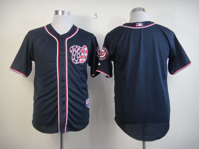 MLB Washington Nationals Blank Blue Jersey