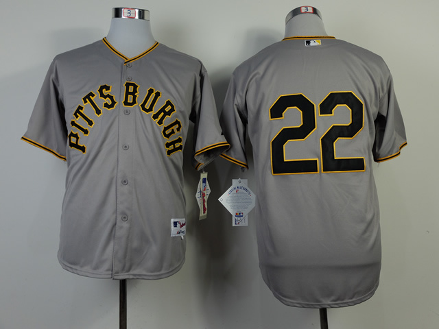MLB Pittsburgh Pirates #22 McCutchen Grey Jersey
