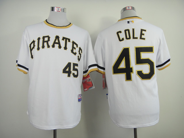 MLB Pittsburgh Pirates #45 Cole White Jersey