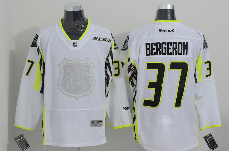2015 NHL All Star #37 Bergeron White Jersey