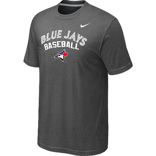 Nike MLB Toronto Blue Jay 2014 Home Practice T-Shirt - Dark Grey 