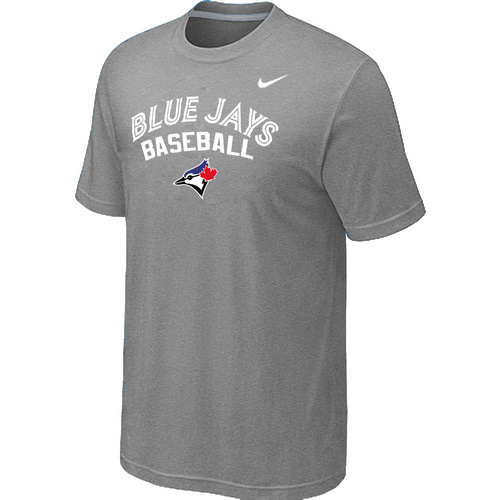 Nike MLB Toronto Blue Jay 2014 Home Practice T-Shirt - Light Grey 