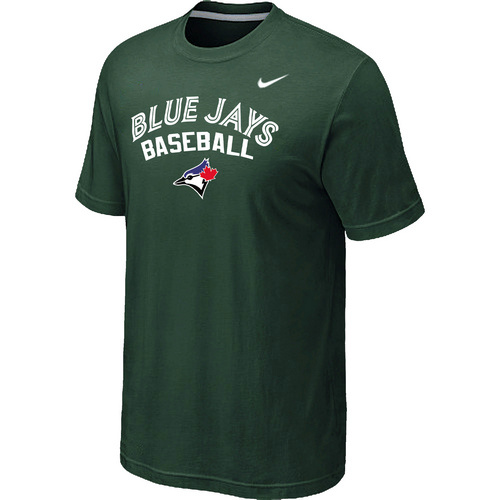Nike MLB Toronto Blue Jay 2014 Home Practice T-Shirt - Dark Green 