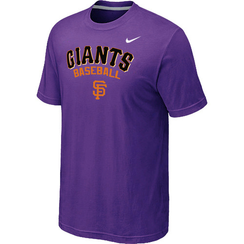 Nike MLB San Francisco Giants 2014 Home Practice T-Shirt - Purple 