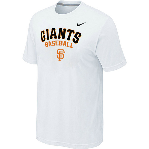 Nike MLB San Francisco Giants 2014 Home Practice T-Shirt - White 