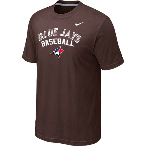Nike MLB Toronto Blue Jay 2014 Home Practice T-Shirt - Brown 
