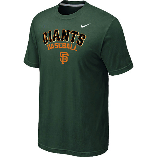 Nike MLB San Francisco Giants 2014 Home Practice T-Shirt - Dark Green 