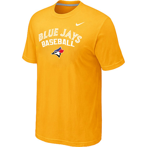 Nike MLB Toronto Blue Jay 2014 Home Practice T-Shirt - Yellow 