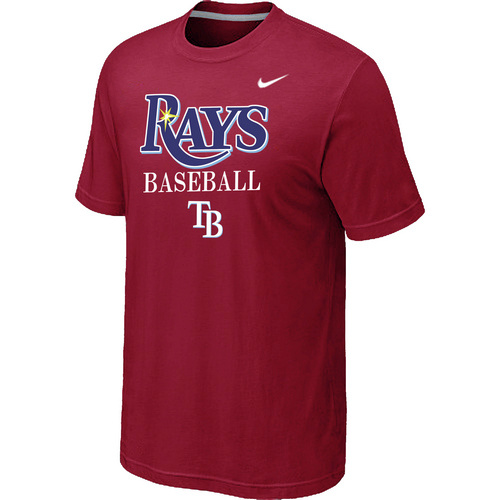 Nike MLB Tampa Bay Rays 2014 Home Practice T-Shirt - Red 