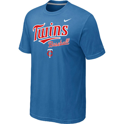 Nike MLB Minnesota Twins 2014 Home Practice T-Shirt - light Blue 