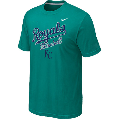 Nike MLB Kansas City Royals 2014 Home Practice T-Shirt - Green 