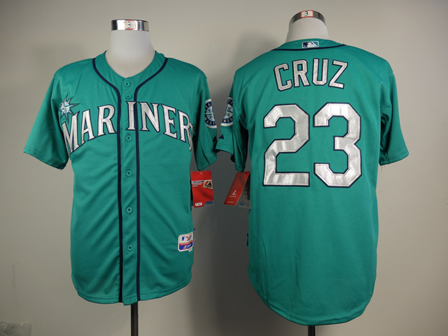 MLB Seattle Mariners #23 Cruz Green Jersey