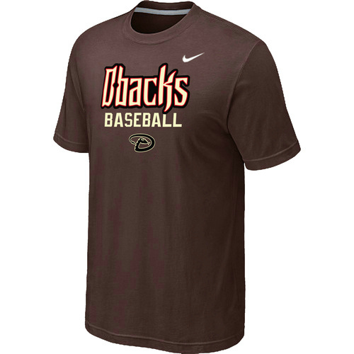 Nike MLB Arizona Diamondbacks 2014 Home Practice T-Shirt - Brown 