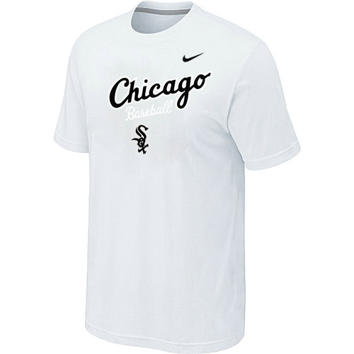 Nike MLB Chicago White Sox 2014 Home Practice T-Shirt - White 