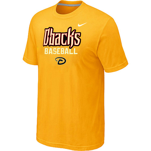 Nike MLB Arizona Diamondbacks 2014 Home Practice T-Shirt - Yellow 
